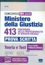 MAGGIOLI, 791 posti Ministero della Giustizia 413 FunzionarI