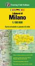 TOURING CLUB I.  TCI, I dintorni di milano 1:100.000