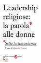 immagine di Leadership religiose: la parola alle donne