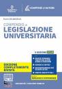 DE ANGELIS PAOLO, Compendio di legislazione universitaria 2024