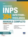 immagine di 394 ispettori di vigilanza 2025 INPS  Manuale comp