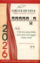 GOCCE DI VITA, Calendario letterario 2026  Supporto in legno