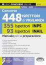 CONCORSO TEORIA+QUIZ, 448 ispettori di vigilanza 355 INPS 93 INAIL, Simone, Napoli 2025