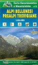 , Carta dei sentieri n 2 Alpi Bellunesi e Prealpi T
